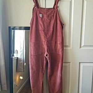 Lucy & Yak Dusty Rose Corduroy Dungarees